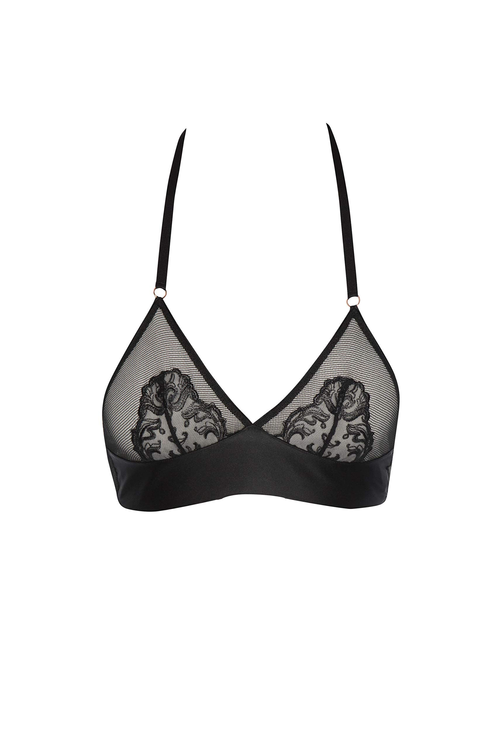 Bracli Vienna Halter Bra Vienna-HBR Black, Plus