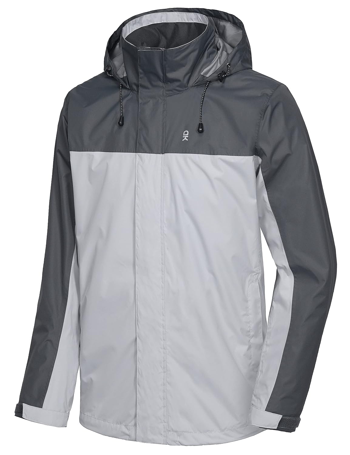 Little Donkey Andy Mens Waterproof Rain Jacket Outdoor Lightweight Rain Shell Coat for Hiking Golf Travel