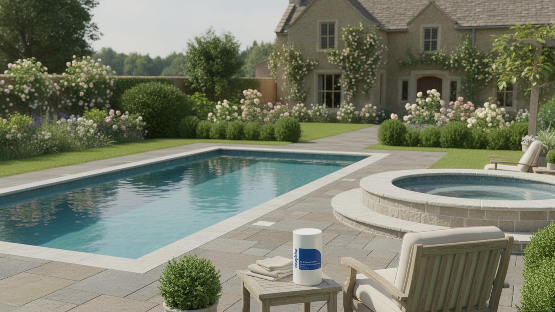 Deep Blue Pro 1kg Non-Chlorine Shock Granules 1kg Pool and Spa Water Care | Seasonal Pool Maintenance | Regular Treatment Applications