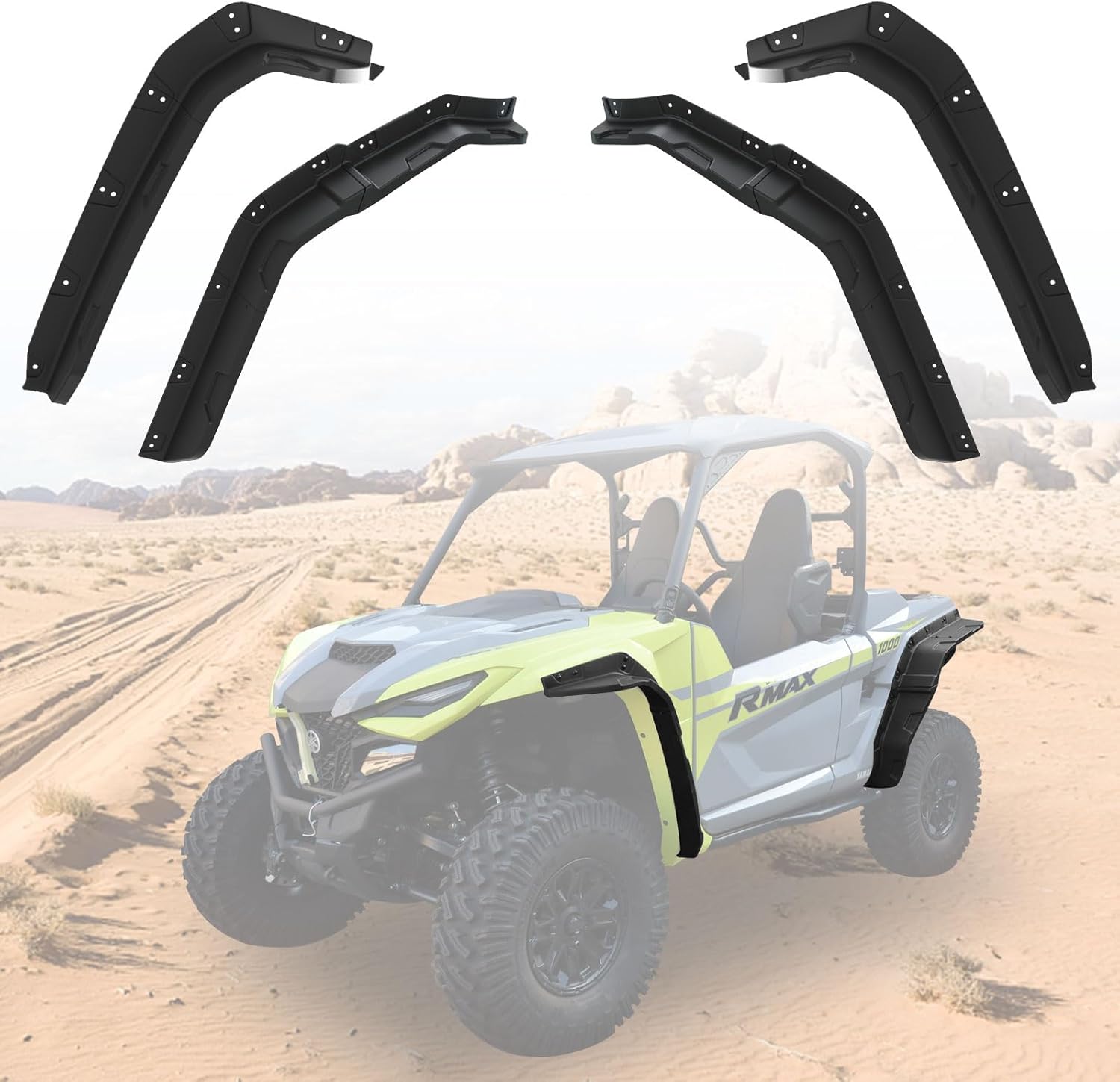 LitMiRaCle Fender Flares for Yamaha Wolverine RMAX2 1000