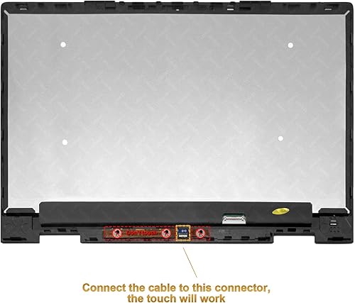 Miniatura 4 de LCDOLED Reemplazo de 15.6 pulgadas IPS 1080P pantalla táctil LCD digitalizador Asamblea bisel Junta para HP Envy x360 15-bp143cl 15-bp051nr