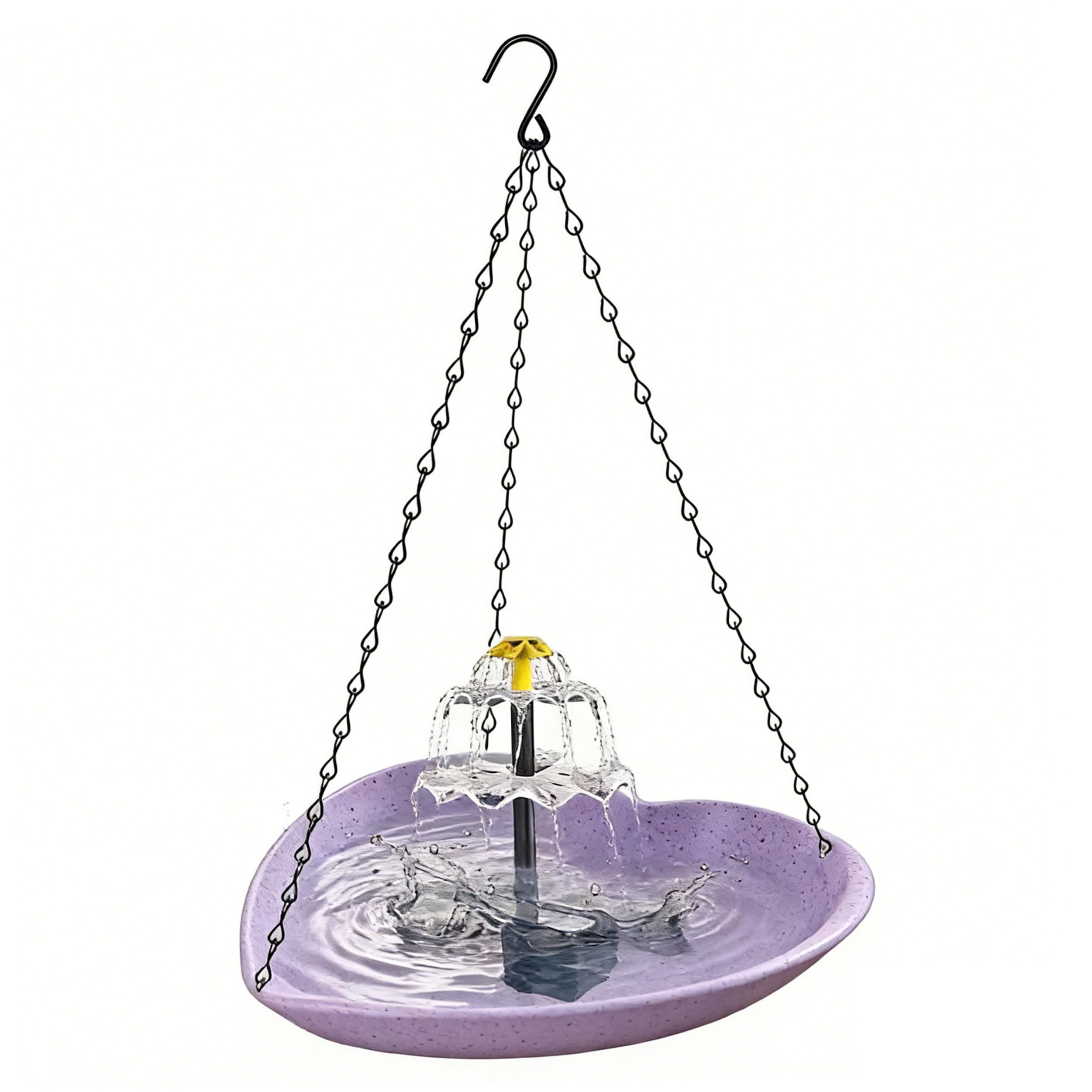 Fontaine à colibris solaire pour remplacer les abreuvoirs d'eau stagnante