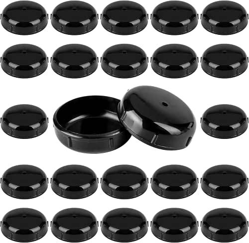 24-Pack Wrought Iron Patio Furniture Feet Caps 1-1/2 Inch Plastic