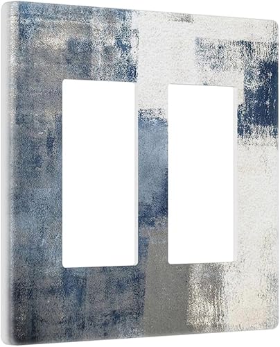 Miniatura 13 de Placa Decorativa de Pared Beige Boho de Mediados de Siglo Sol Abstracto 1-Gang Retro Años 70 Arte Geométrico Moderno con Arco Eléctrico Interruptor