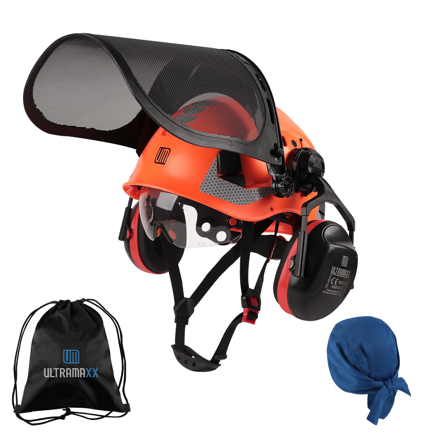 Amazon.co.jp: UM ULTRAMAXX 5 in 1 林業安全ヘルメット メッシュ