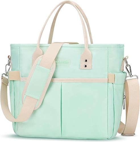MAXTOP - Bolsa de almuerzo para mujer para el trabajo, fiambrera térmica aislada con bolsillo de apertura amplia, bolsas de almuerzo reutilizables a