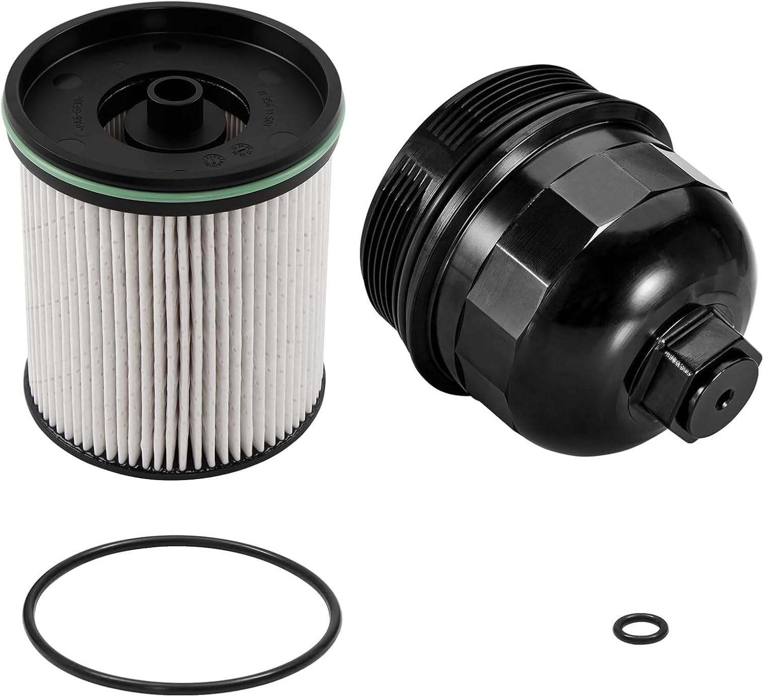 Fuel Filter Housing Cap Compatible with Chevy/GMC 6.6L L5P Diesel 2017-2019 2500HD 3500HD, Replaces# 134001