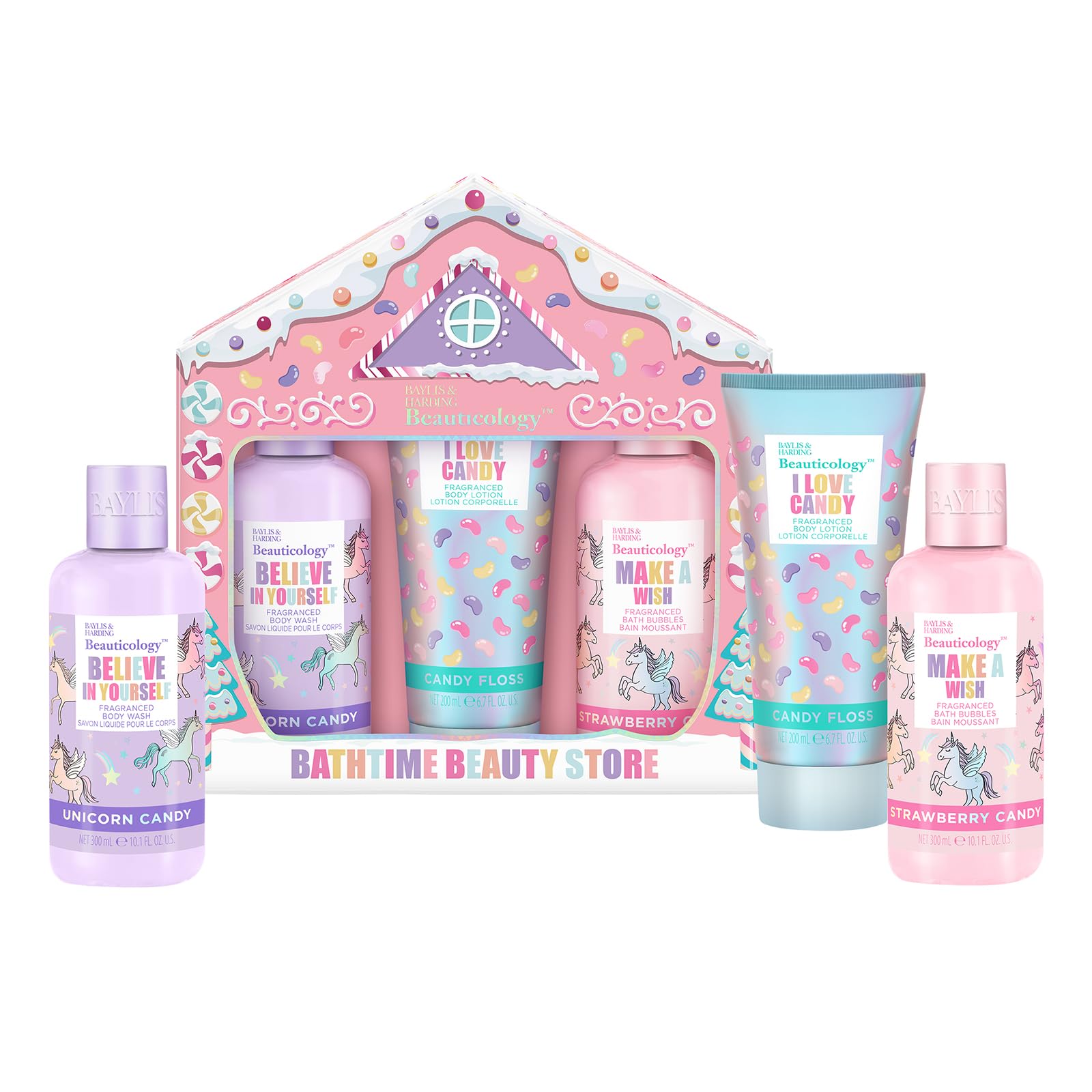 Baylis & Harding Beauticology Bathtime Candy Store Gift Set (Pack of 1) - Vegan Friendly