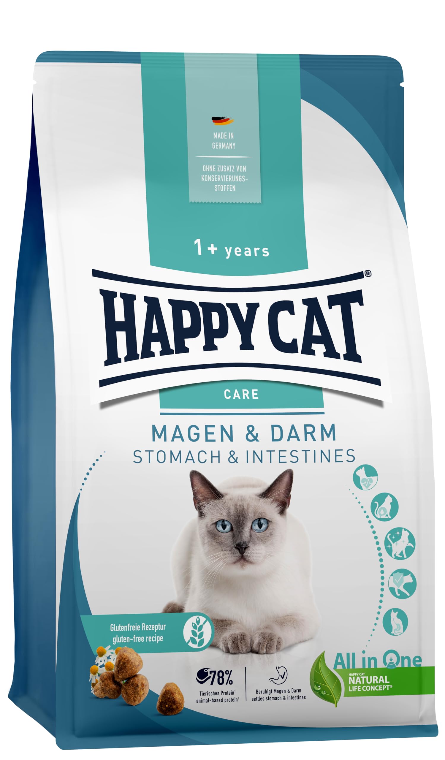 Amazon | ハッピーキャット 成猫〜シニア用 デリケートな子に （胃腸
