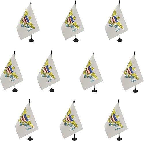 Miniatura 236 de Bandera de mesa Colombia 5'' x 8'' - Bandera de escritorio colombiana 8.3 x 5.5 in - Barra y base de plástico negro - AZ FLAG