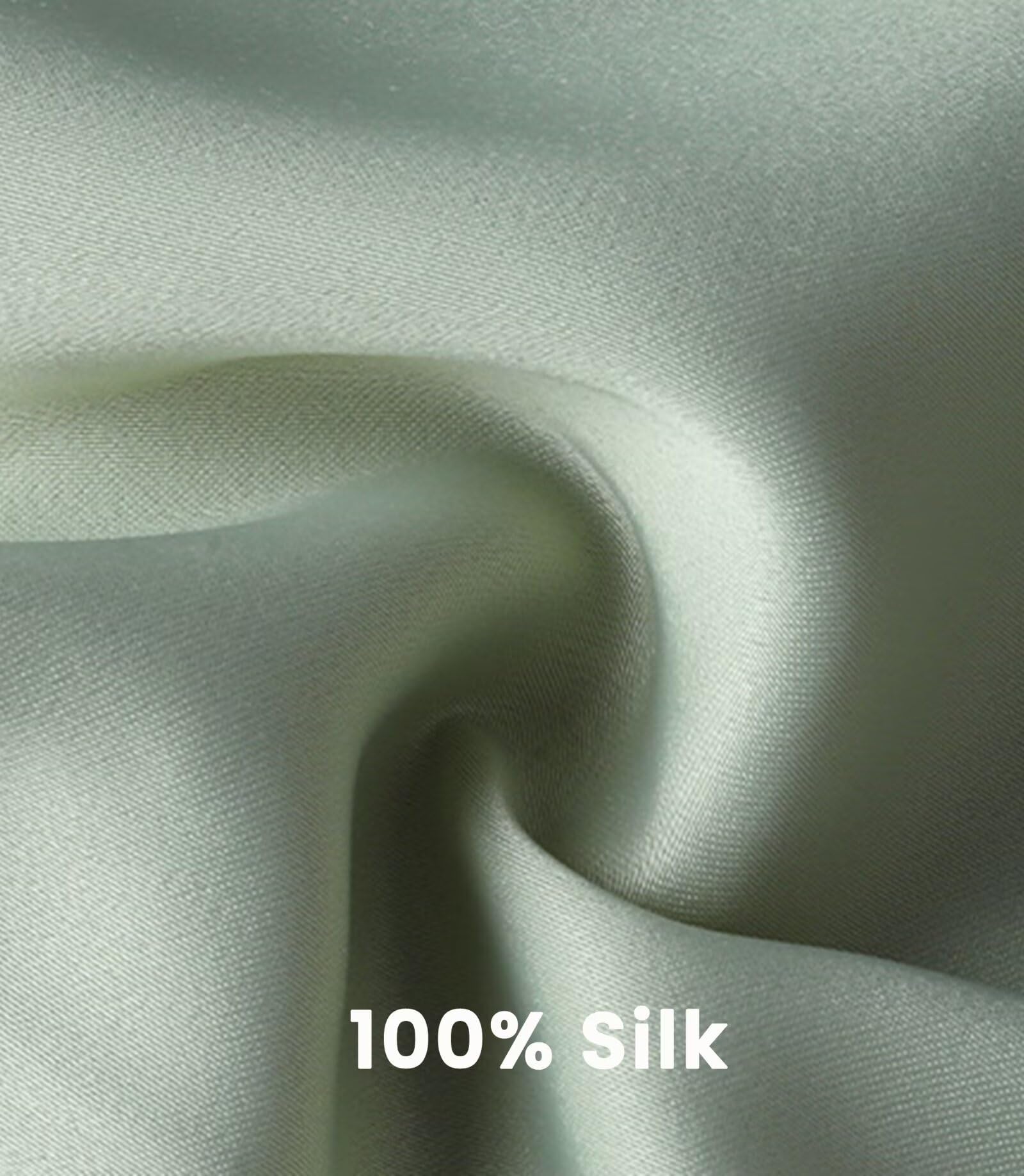 HNVAVQ Camicia in Seta Donna Classica Blusa Maniche Corte con Bottoni Camicia Formale per Lavoro Ufficio