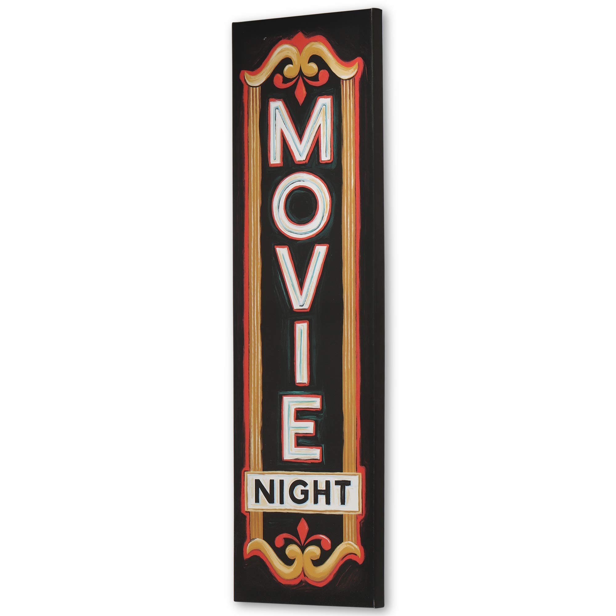Open Road Brands Lienzo decorativo para pared de noche de cine