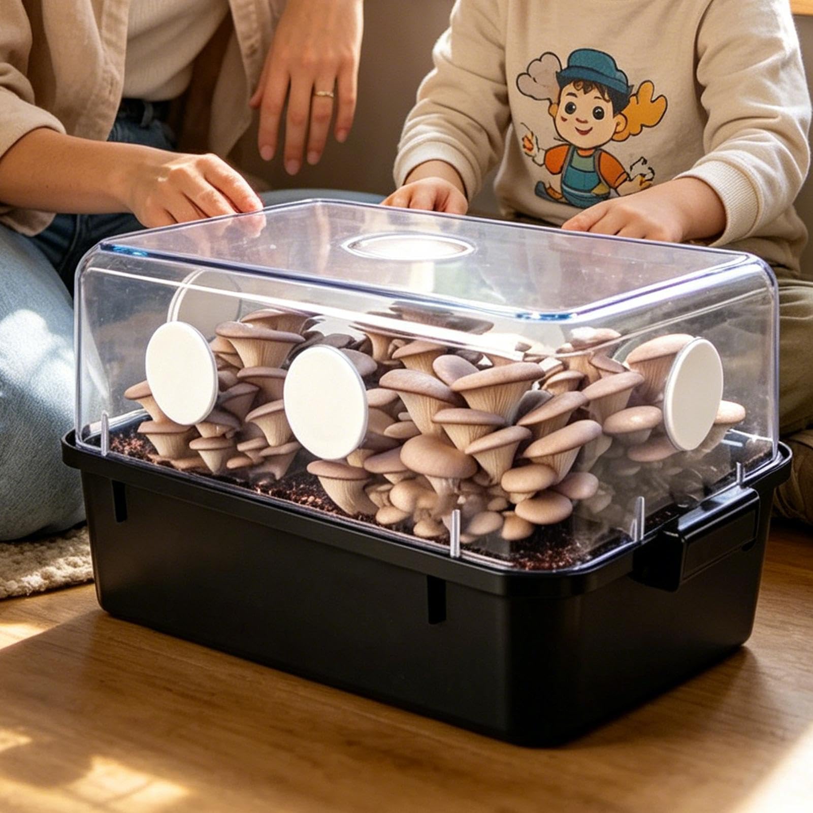 Disques filtrants autocollants – Filtre mono-tube respirant de 7,6 cm | Accessoires de culture de champignons microporeux réutilisables pour la fructification et la culture | Coussinets d'échange