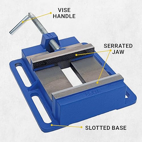 Miniatura 3 de YostTools LDPV-6 - Tornillo de prensa de taladro ligero de 6 pulgadas