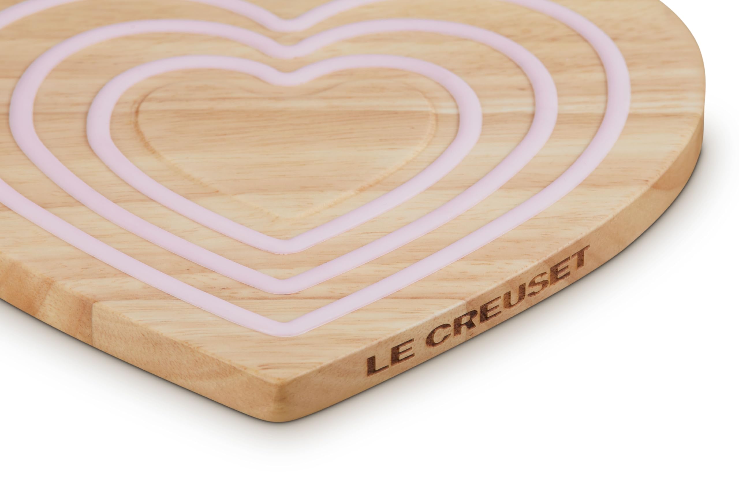 Amazon.com: Le Creuset Magnetic Wood Trivet Heart Shaped, 8