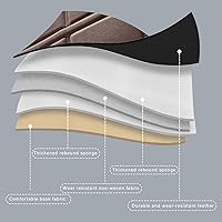 Vista 7 de URINOVET Funda de cuero para asiento de automóvil, fundas de asiento de lujo impermeables para KIA Forte Koup 2010-2016 (juego completo, café)