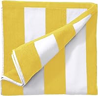 Vista 24 de Toalla Great Bay Home de playa, de terciopelo, gran tamaño, 100 % algodón, líneas verticales, para alberca, 40 x 70 pulgadas, para adulto