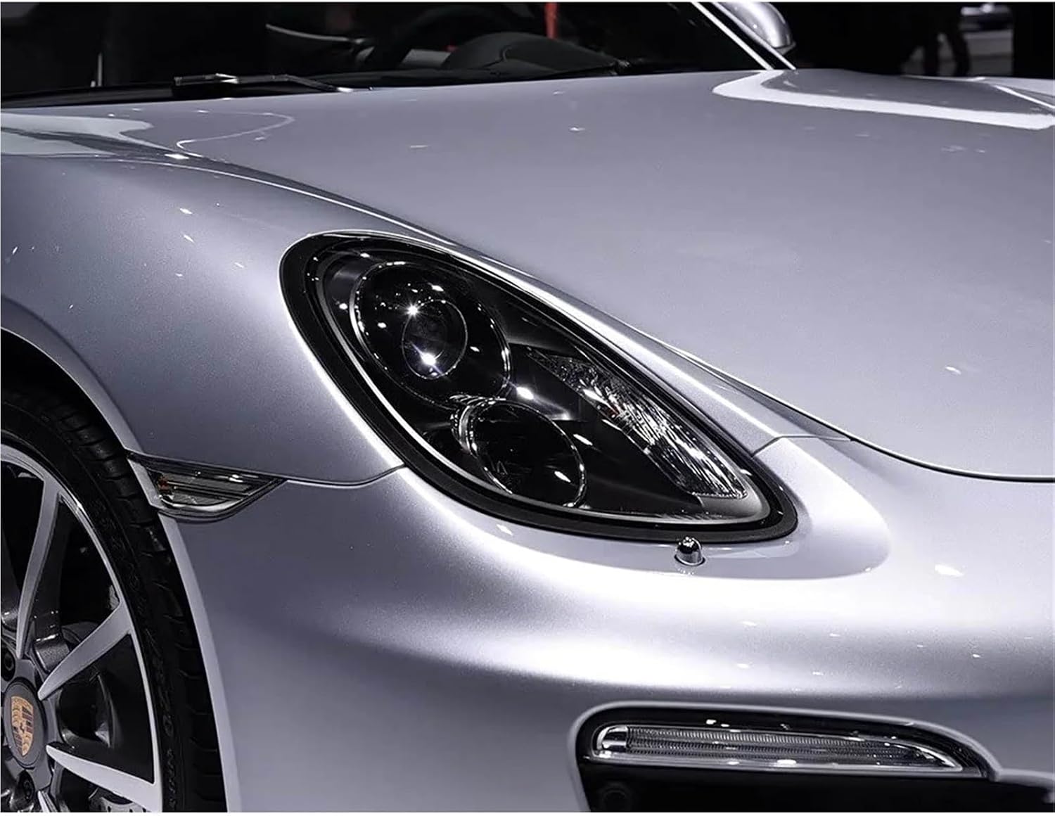 For Porsche Boxster Cayman 981 2013 2014 2015 2016 Car Headlight Shell Transparent Lampshade Headlamp Cover Lens(A Pair)