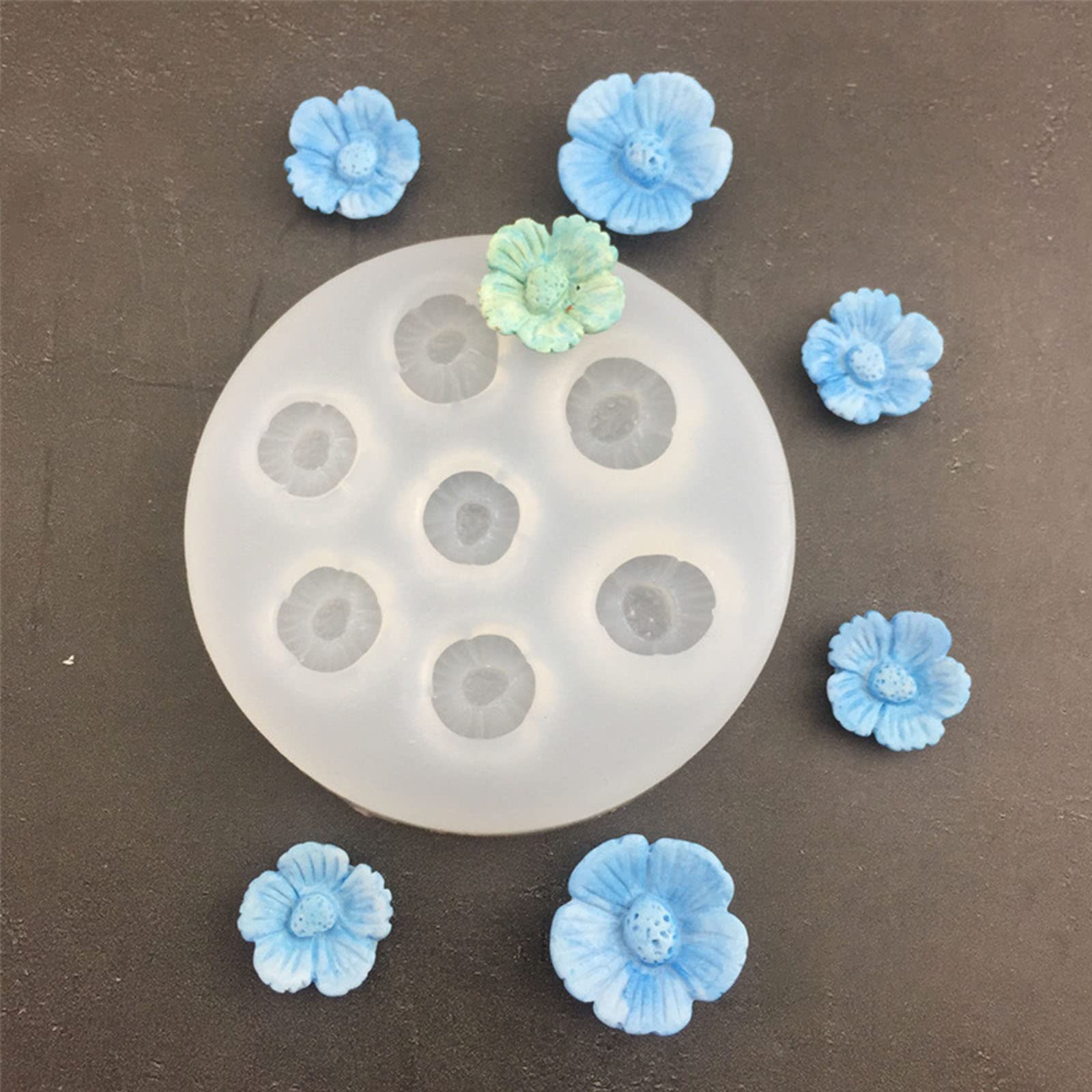 Stampo in silicone a forma di fiore 3D fai da te a forma di rosa, profumato in resina, sapone, torte, cioccolato, decorazioni per la casa