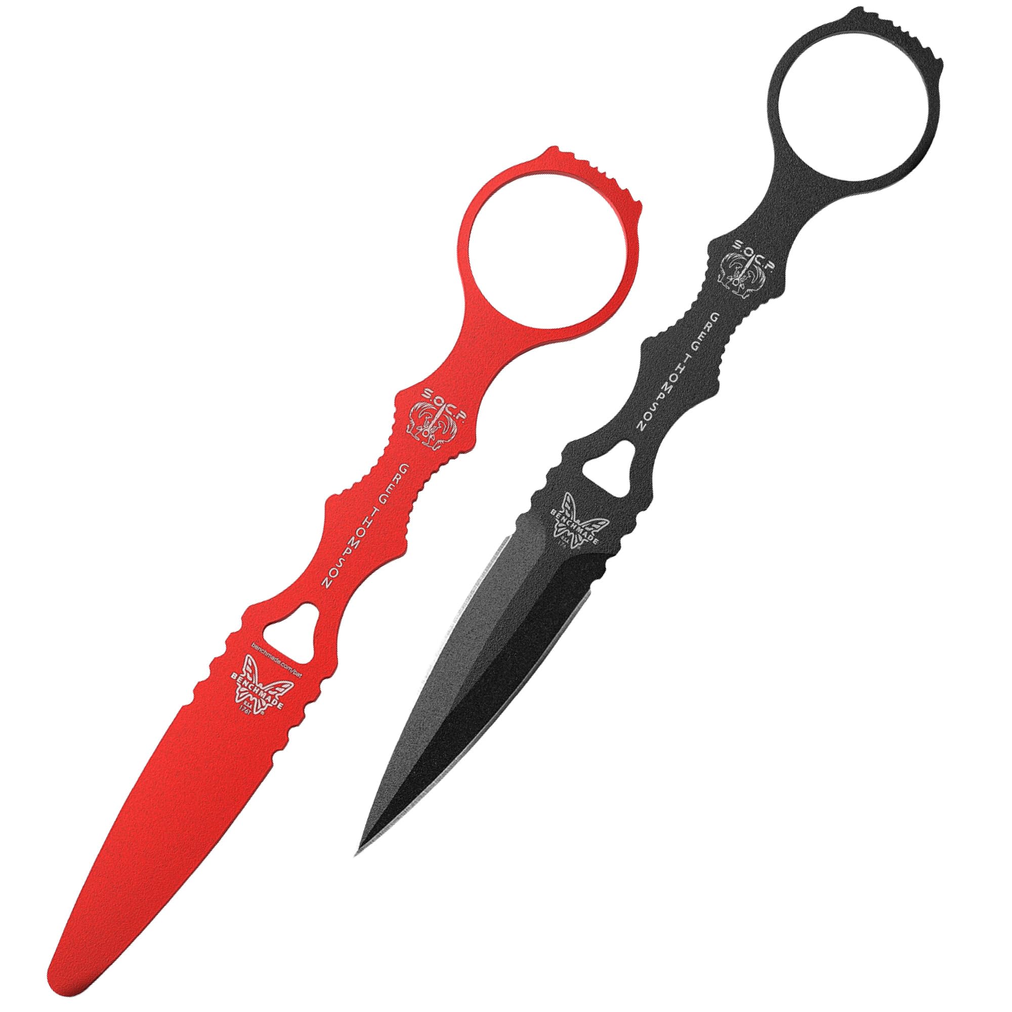 Benchmade - SOCP 176 Tactical Double Edge Dagger and Trainer with Black 440C Handle (176BKSN-COMBO)