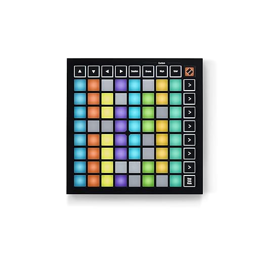 Novation Launchpad Mini [MK3] — Portable MIDI 64-Pad, USB Grid Controller for Ableton Live and Logic Pro Performances