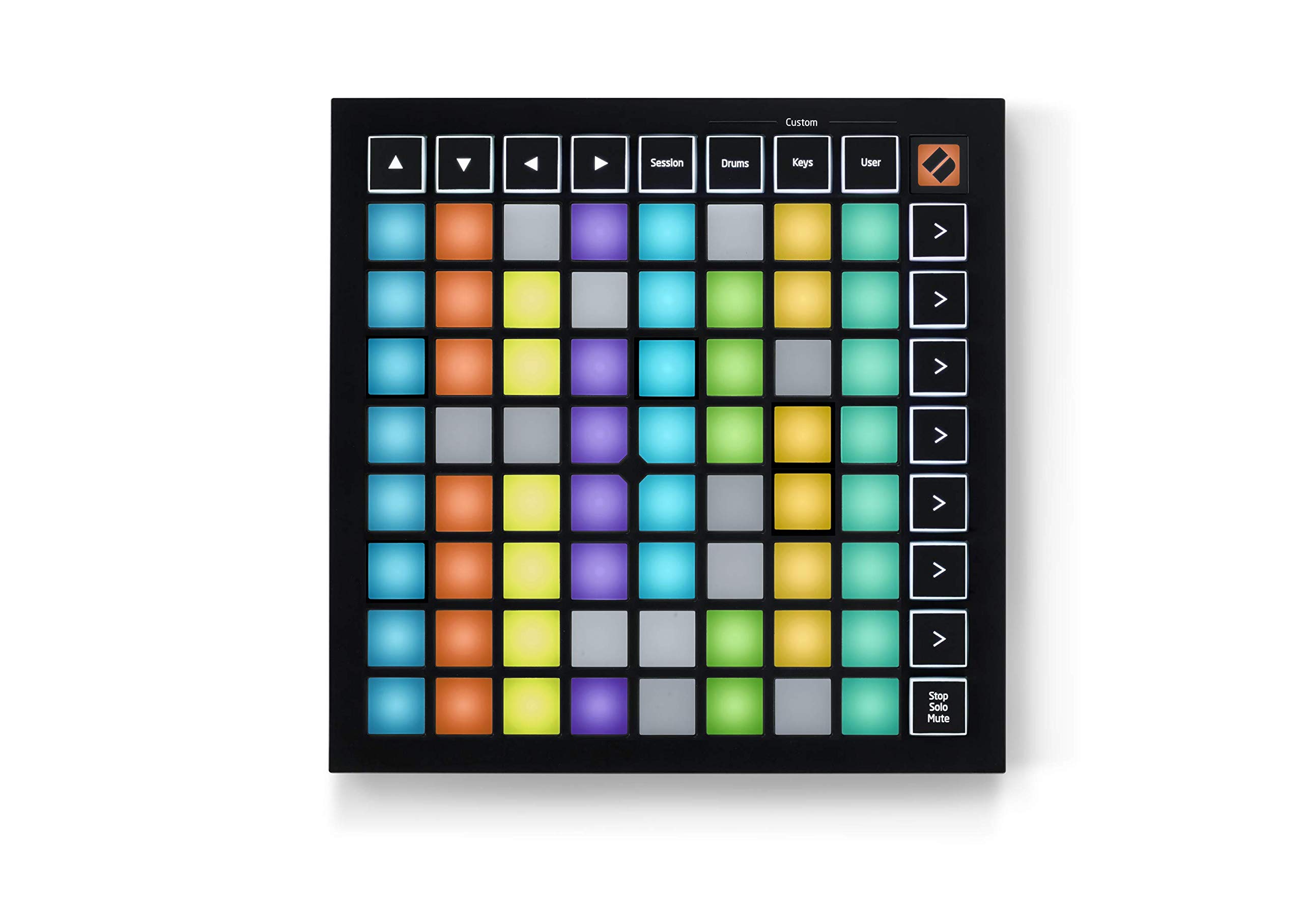 Novation Launchpad Mini MK3, Portable MIDI 64-Pad, USB Grid Controller for Ableton Live and Logic Pro Performances, Black