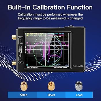 アンテナネットワー ク NanoVNA-H 50KHz-1.5GHz アナライザ Amazon.co.jp: NanoVNA-H4ベクトルネットワークアナライザー4