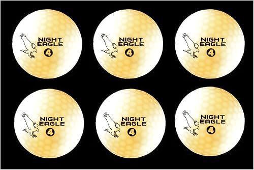 Nuit Eagle CV LED Balles de golf – Light activé – pas de comptes à rebours – Lot