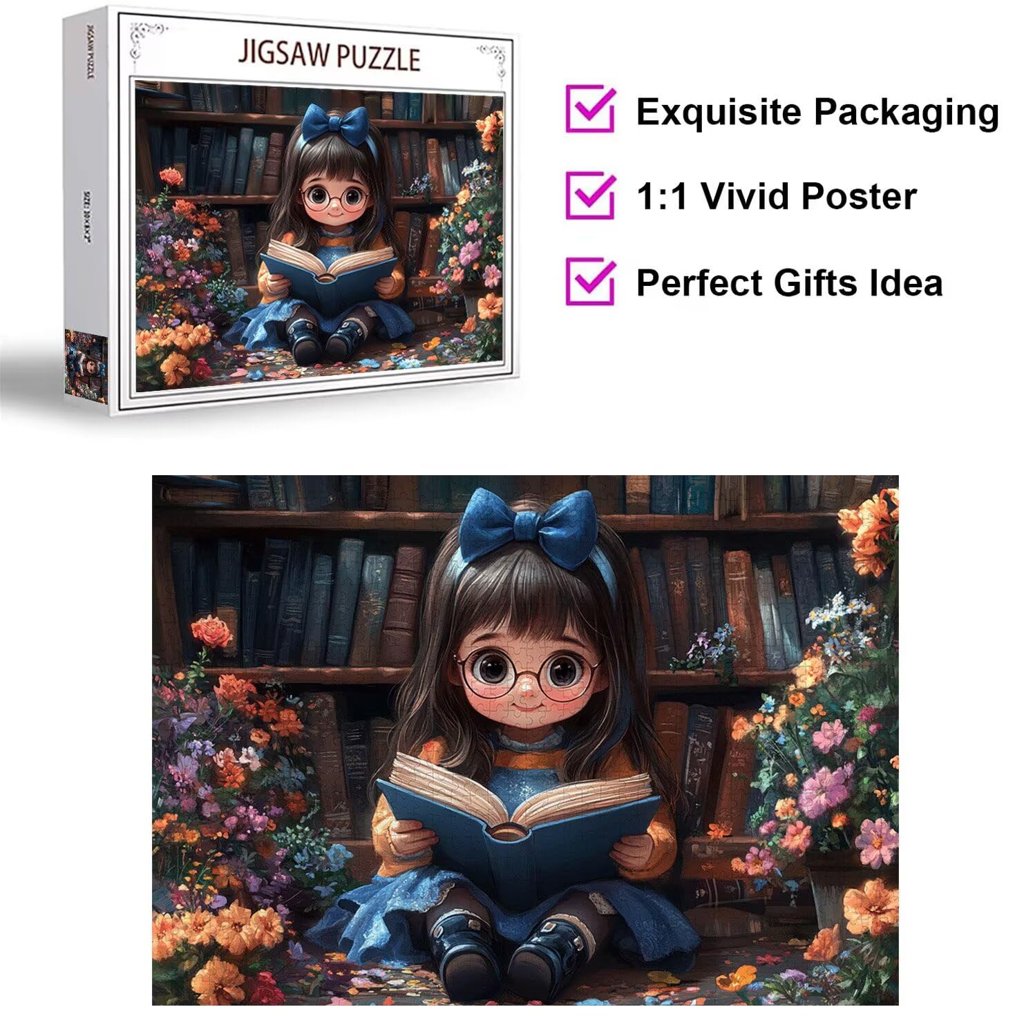 Puzzle 3000 elementów dla dorosłych, gry rodzinne, kreskówka, n-346