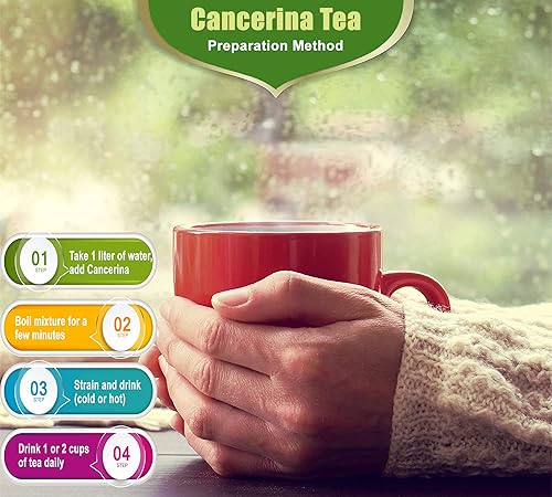 Miniatura 3 de Hierba Mexicana Cancerina Hierba Mexicana - Hierbas de té de cáncer 100% naturales de 8 onzas, Calluna vulgaris, hierbas cancerinas, Hierva