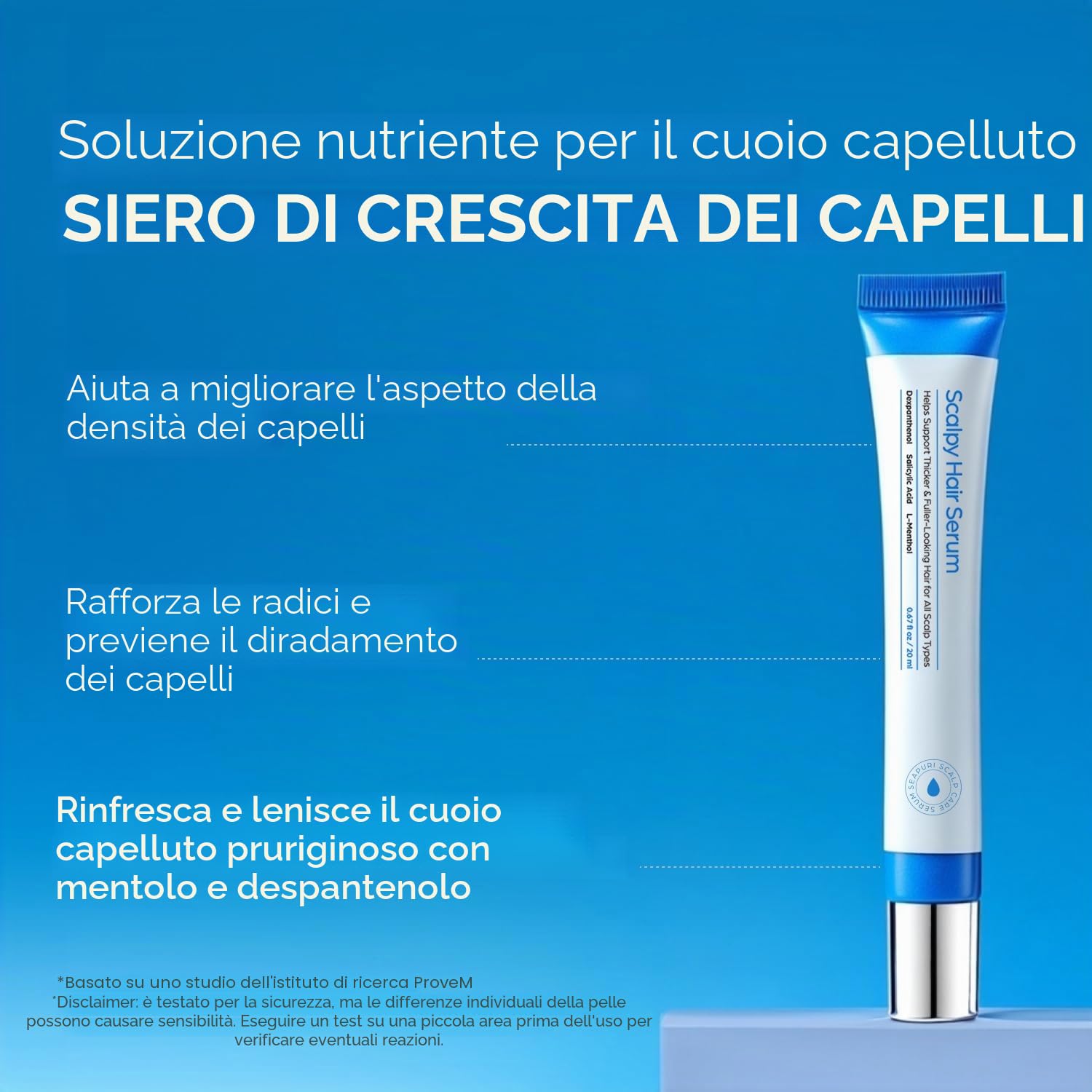 Seapuri Scalpy Scalp Serum for Fine and Brittle Hair, Against Hair Loss and Hair Breakage, Sérum Anti-Chute Fortifiant