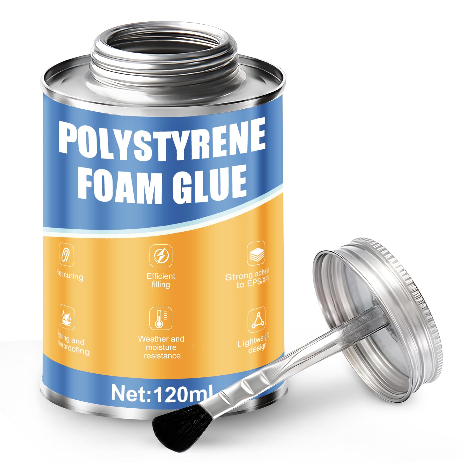 120ML Clear Foam Glue Adhesive, Contact Adhesive, Simple and Easy to Use