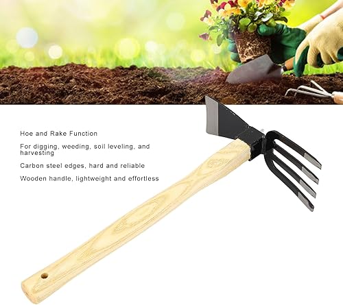 Miniatura 3 de Herramienta de jardinería versátil, diseño ergonómico con remaches dobles, alivia enormemente la fatiga en la muñeca y las manos, azada de