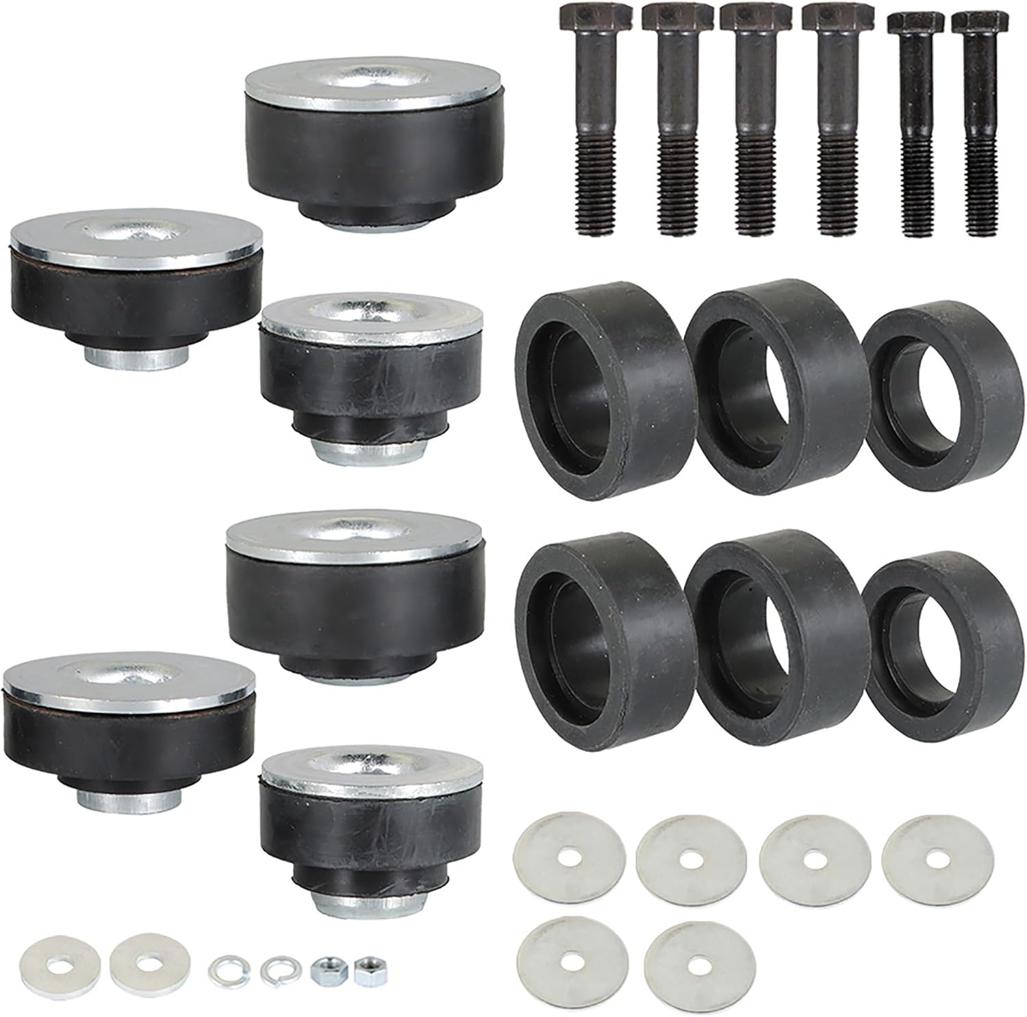 Subframe Body Mount Bushings Kit Replacement for Firebird 1967-1972 Camaro 1967-1981 Replacement for Nova 1968-1974 II 1968