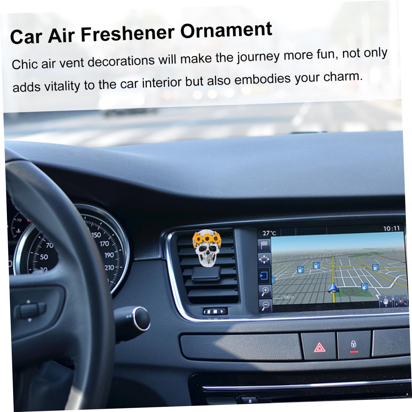 SHERCHPRY 6sets Clip Profumo Per Auto Con Design Fantasmino Diffusore Decorativo Per Ventilazione Auto Accessorio Per Facile Da Installare e Unico