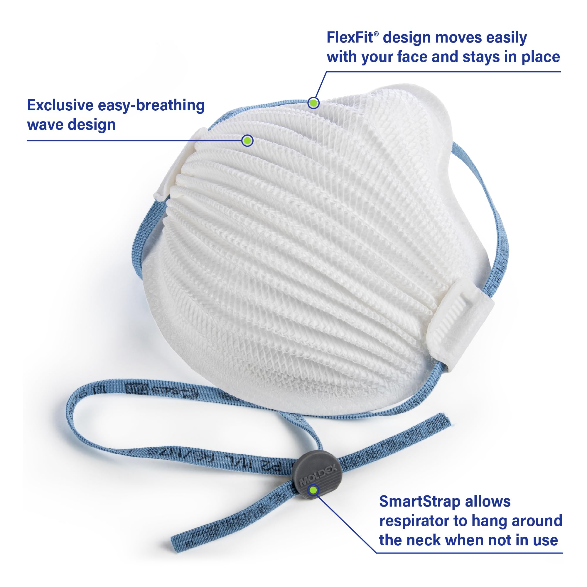 Amazon.com: Moldex® 4600 N95 AirWave® Disposable Particulate