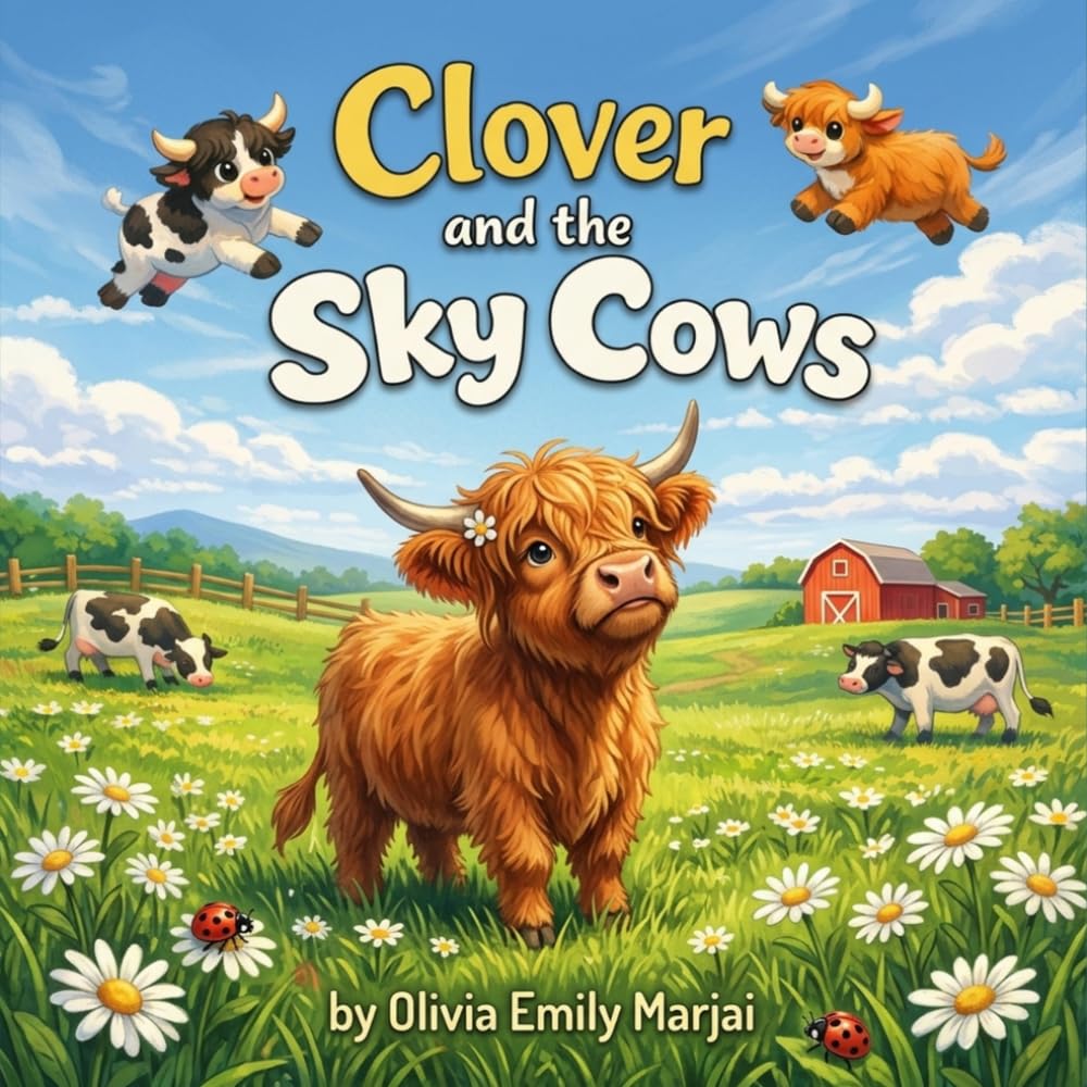 Clover and the Sky Cows: A Heartwarming Illustrated Story of Courage and Friendship for Young Readers