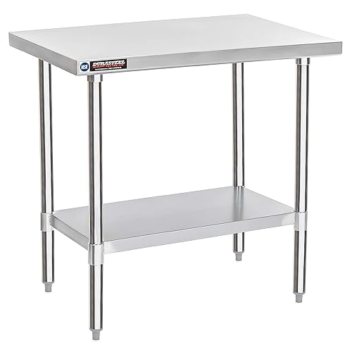 Miniatura 56 de DuraSteel - Mesa de trabajo de acero inoxidable para alimentos (grado comercial)