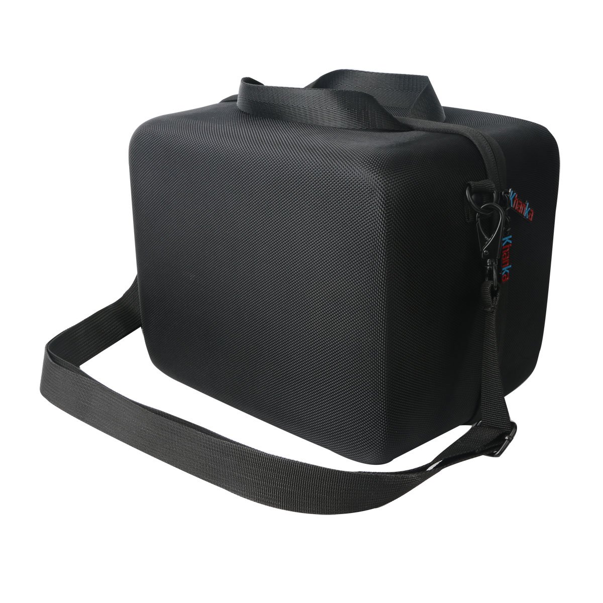 Khanka Funda de Viaje Dura para Sony PlayStation VR 2, Funda de Transporte con Correa para el Hombro y Cubierta Protectora de Lentes, Compatible con Controlador PSVR2 y Auriculares PSVR2