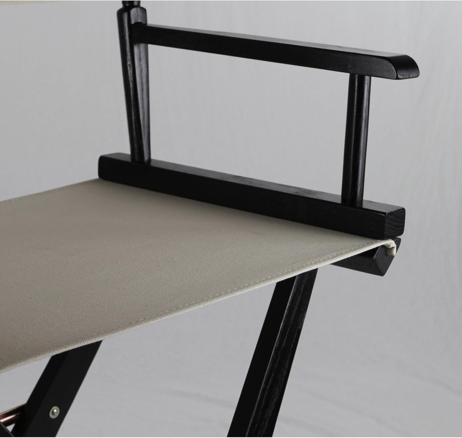 Extra-Wide Premium 24 in. American Oak Counter Height Directors Chair