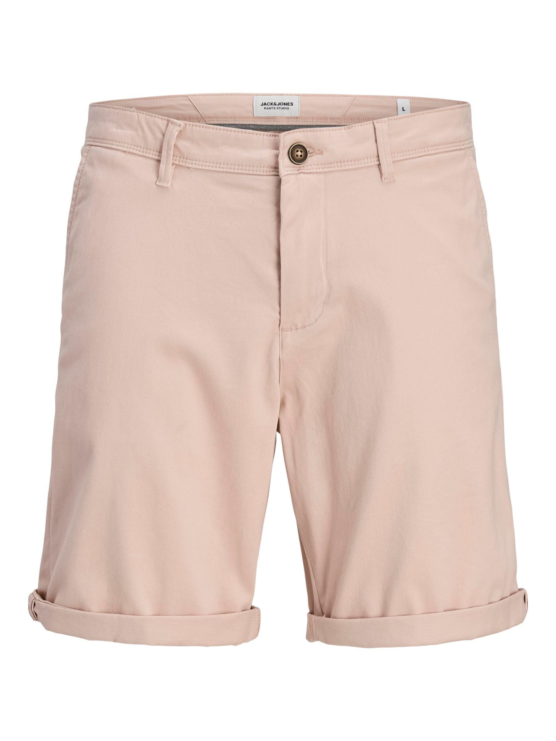 JACK & JONES Men's Jpstbowie Shorts Solid SRT Sn, Rose Dust, S
