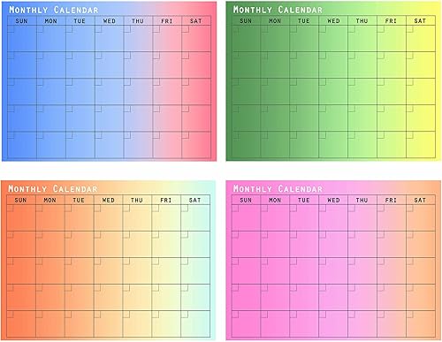 Miniatura 3 de Calendario de notas adhesivas de 6 x 8 pulgadas, bloc de notas adhesivas mensuales, bloc de notas grande para la escuela, el hogar, la oficina,