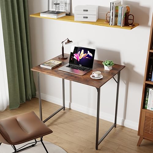 Miniatura 24 de YRLLENSDAN Escritorio grande de madera, escritorio para juegos de 48 pulgadas, escritorio moderno para escritura, estación de trabajo, mesa de