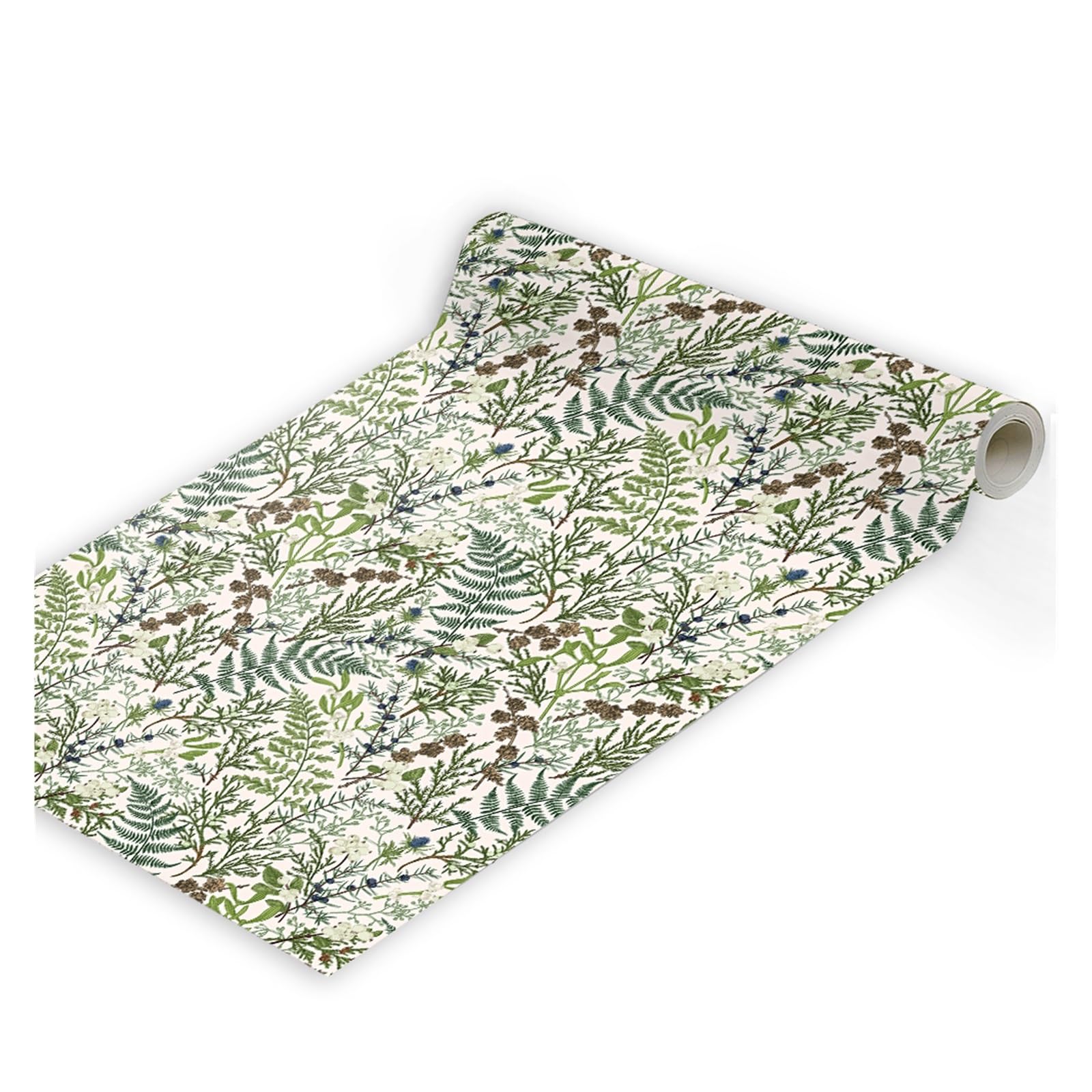 ITRHJTGP Wallpaper Peel and Stick Fern Leaf Wallpaper Jungle Vinyl Self Adhesive Contact Paper for Bedroom Bathroom Wall Decoration