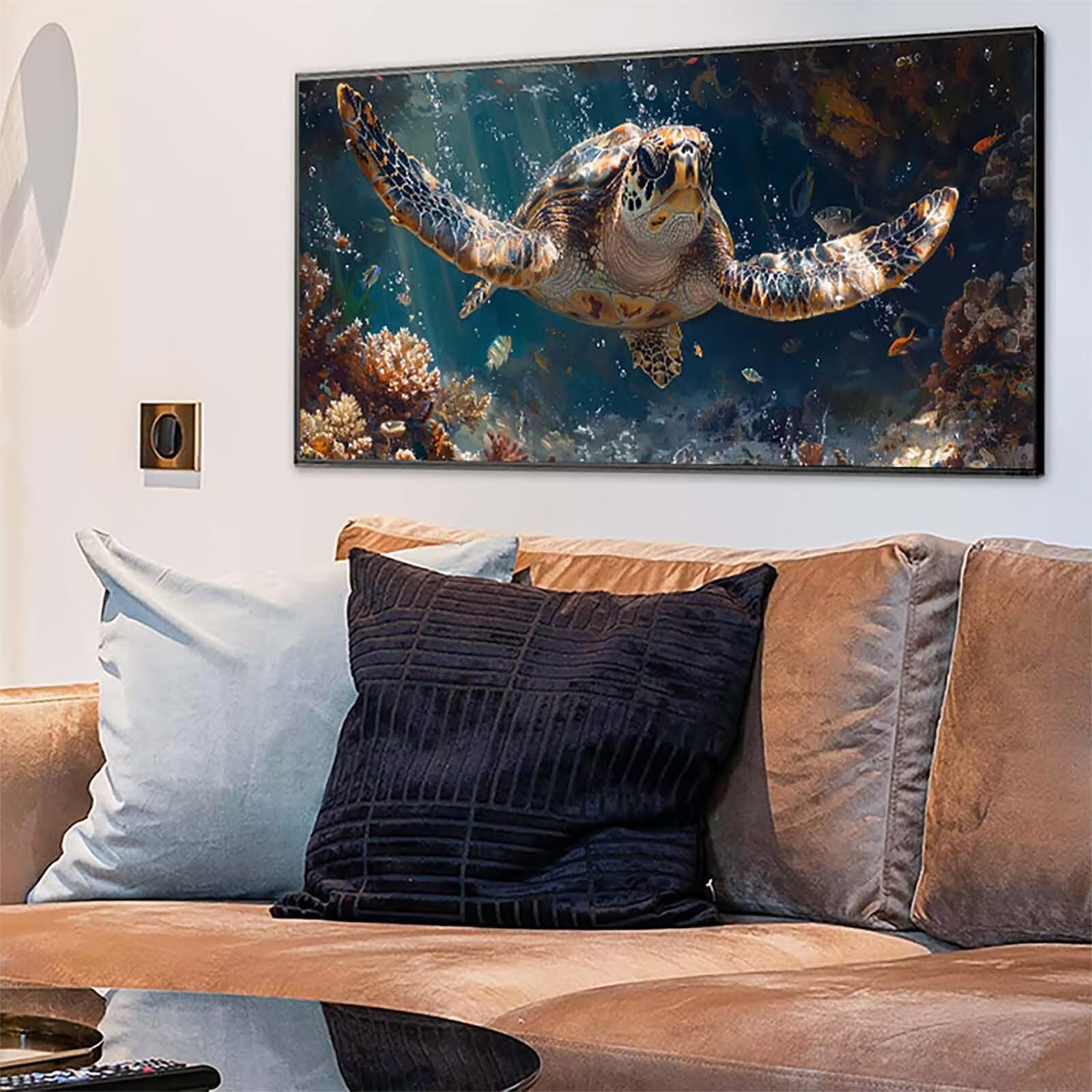 Tartaruga Marina 5D DIY Diamond Painting Grandi Dimensioni 70x140cm 2-7111