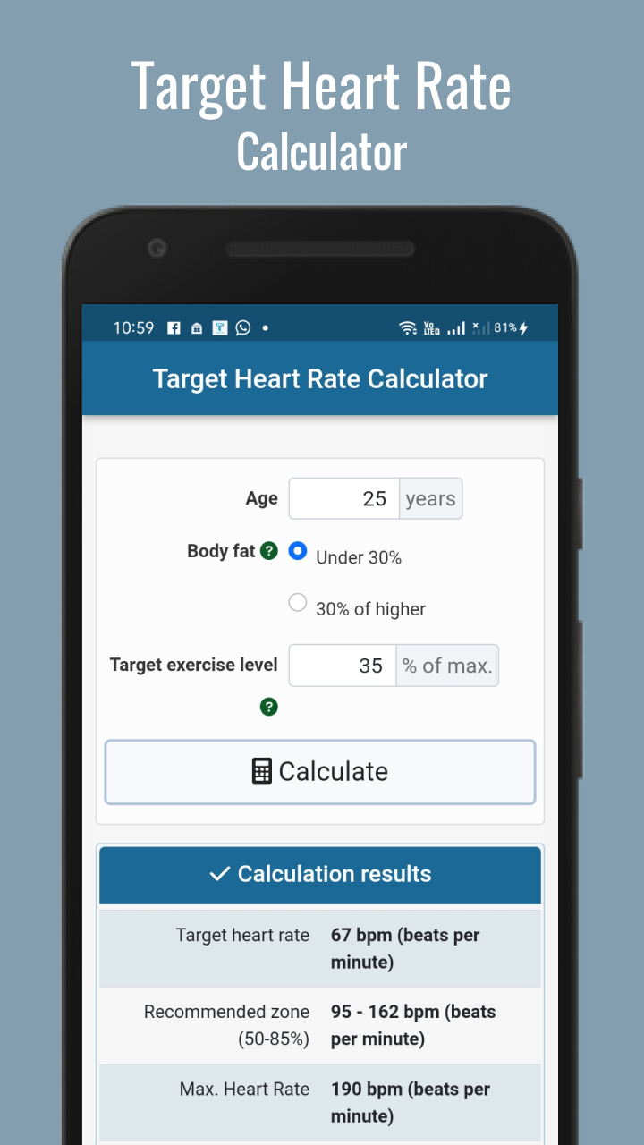 Target Heart Rate for Android