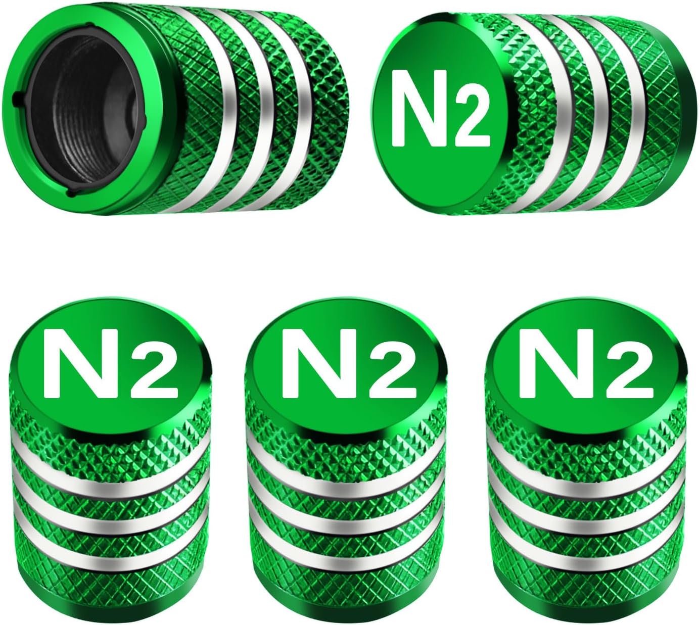 Tire Valve Stem Caps Cover (5 Pack) Tire Air Cap N2