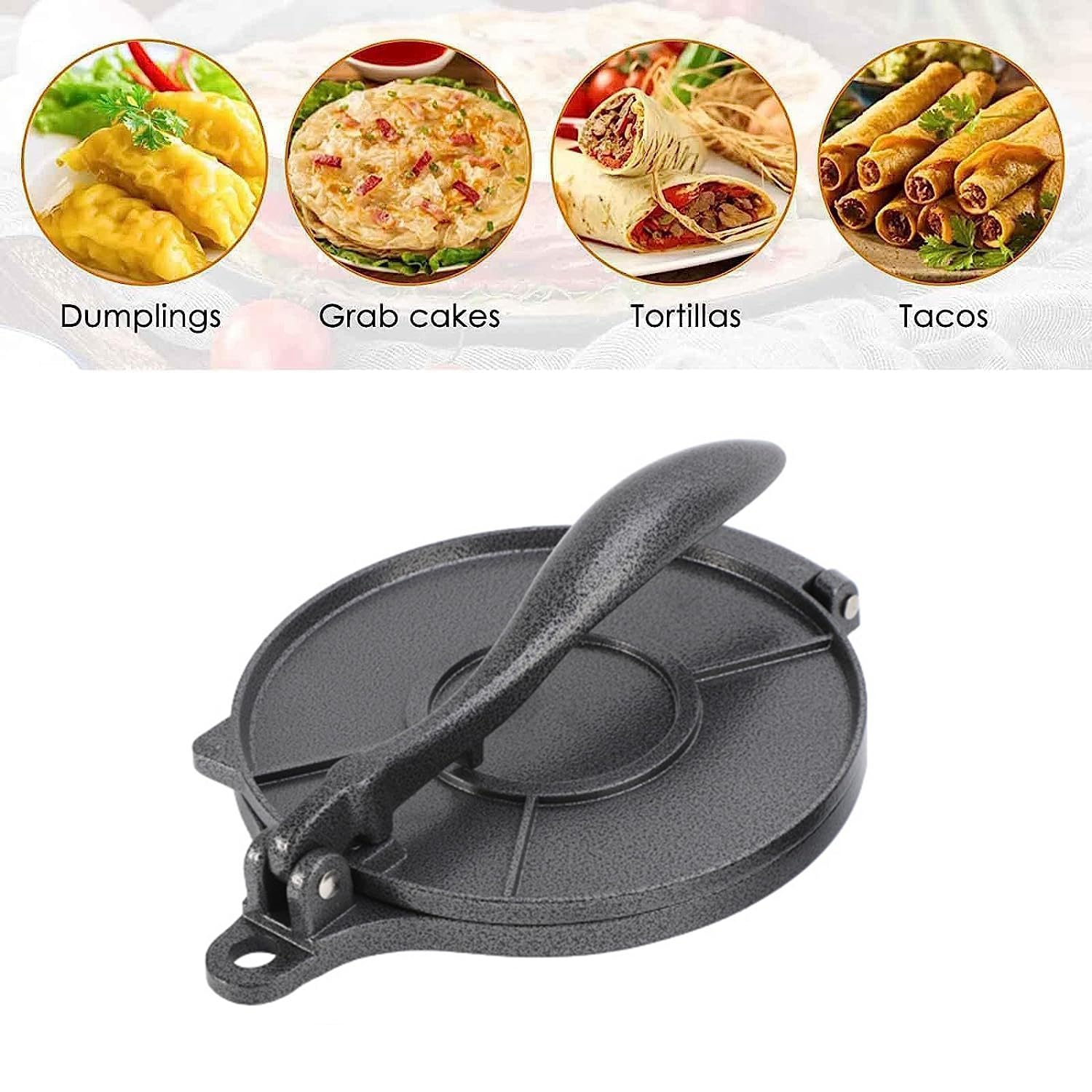 Corn Tortillas ARC Cast Iron Tortilla Press 8