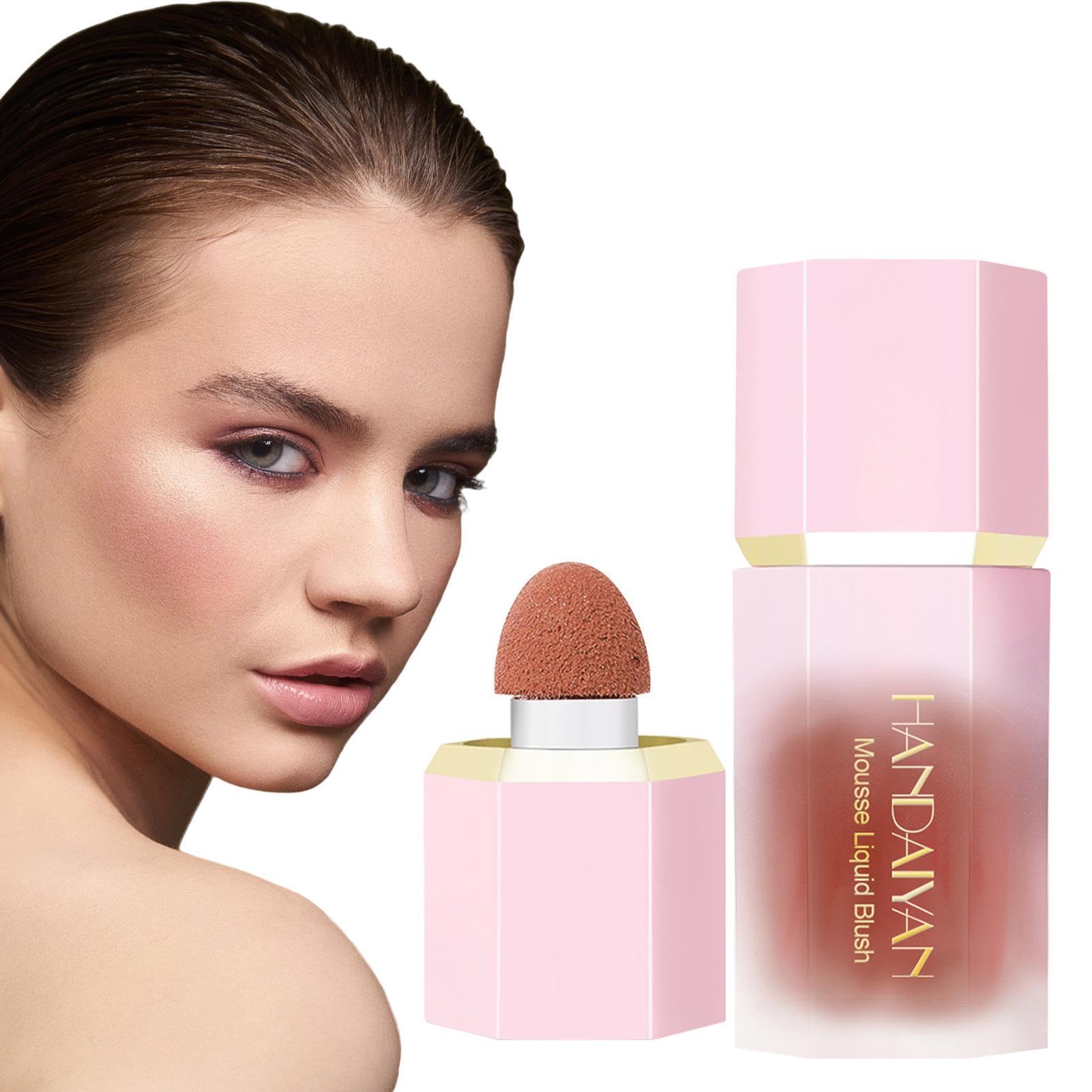 Colorete Liquido, Blush Liquido, Rubor Liquido para Mejillas, Colorete en Crema Líquido, Colorete Líquido para Mejillas, Líquido Blush Colorete, Colorete en Barra Hidratante para Rostro y Cuerpo(#06)