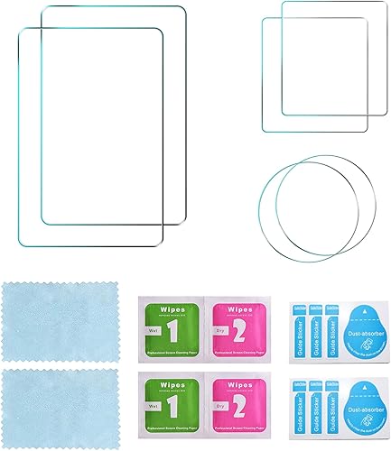 Miniatura 9 de Película protectora de pantalla de vidrio templado para cámara DJI OSMO Action 4, 2 protectores de pantalla frontal y trasera + 2 películas de